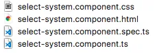 ng generate component 產生的檔案