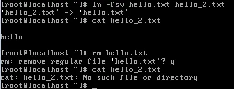 軟連結(Symbolic Link)的 ln -fsv 指令操作範例
