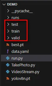 YOLOv8 資料集與 data.yaml 放在同層資料夾