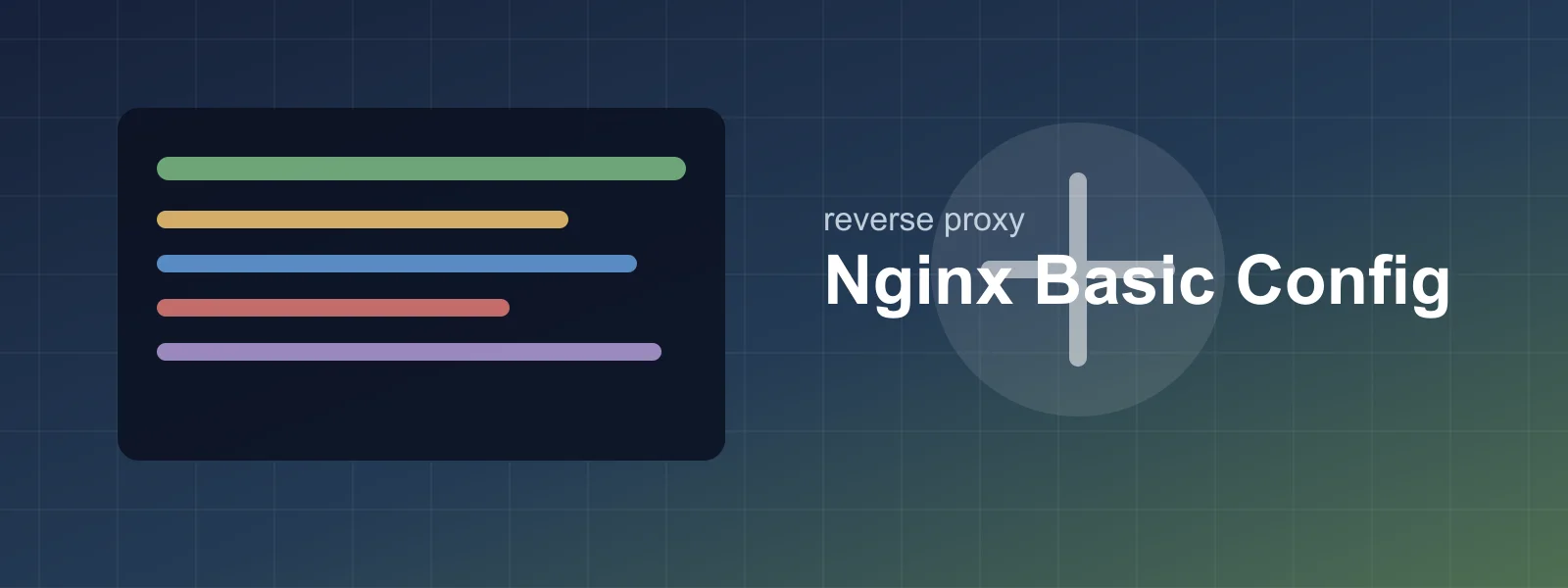 Nginx 反向代理與伺服器設定示意圖
