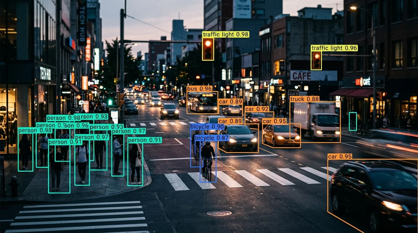 TensorFlow Object Detection API 程式使用範例：即時攝影機偵測流程 技術文章封面圖