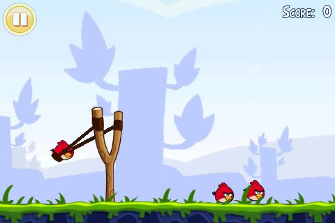 Angry Birds 手機遊戲畫面