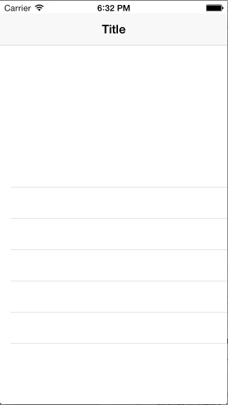UITableView 執行後顯示空白畫面