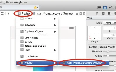 Xcode 5 Preview 開關按鈕